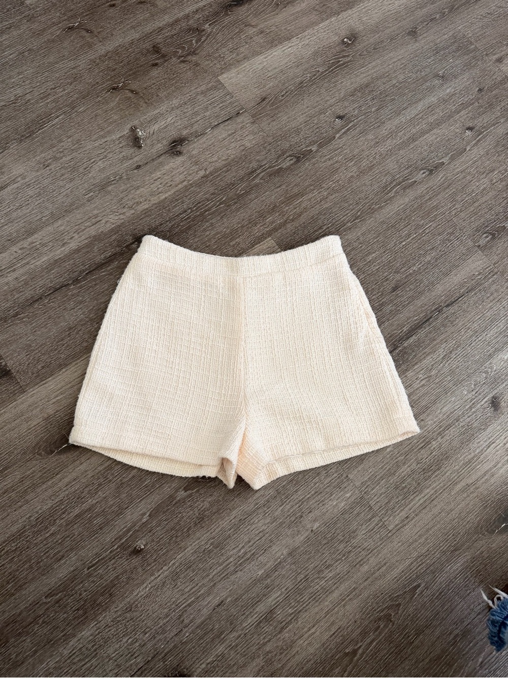 Jason Wu Cream Textured High-Waist Shorts